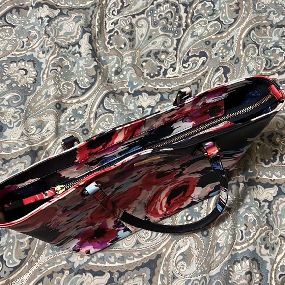 EEUC Kate Spade watercolor floral tote AND wallet - Picture 12 of 15